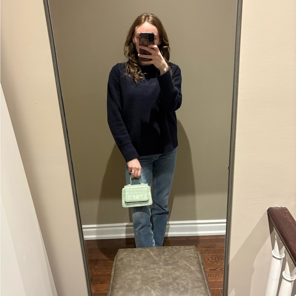 Sage/mint Green Handbag with crossbody strap